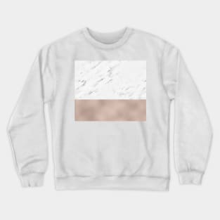 Parisian rose gold marble Crewneck Sweatshirt